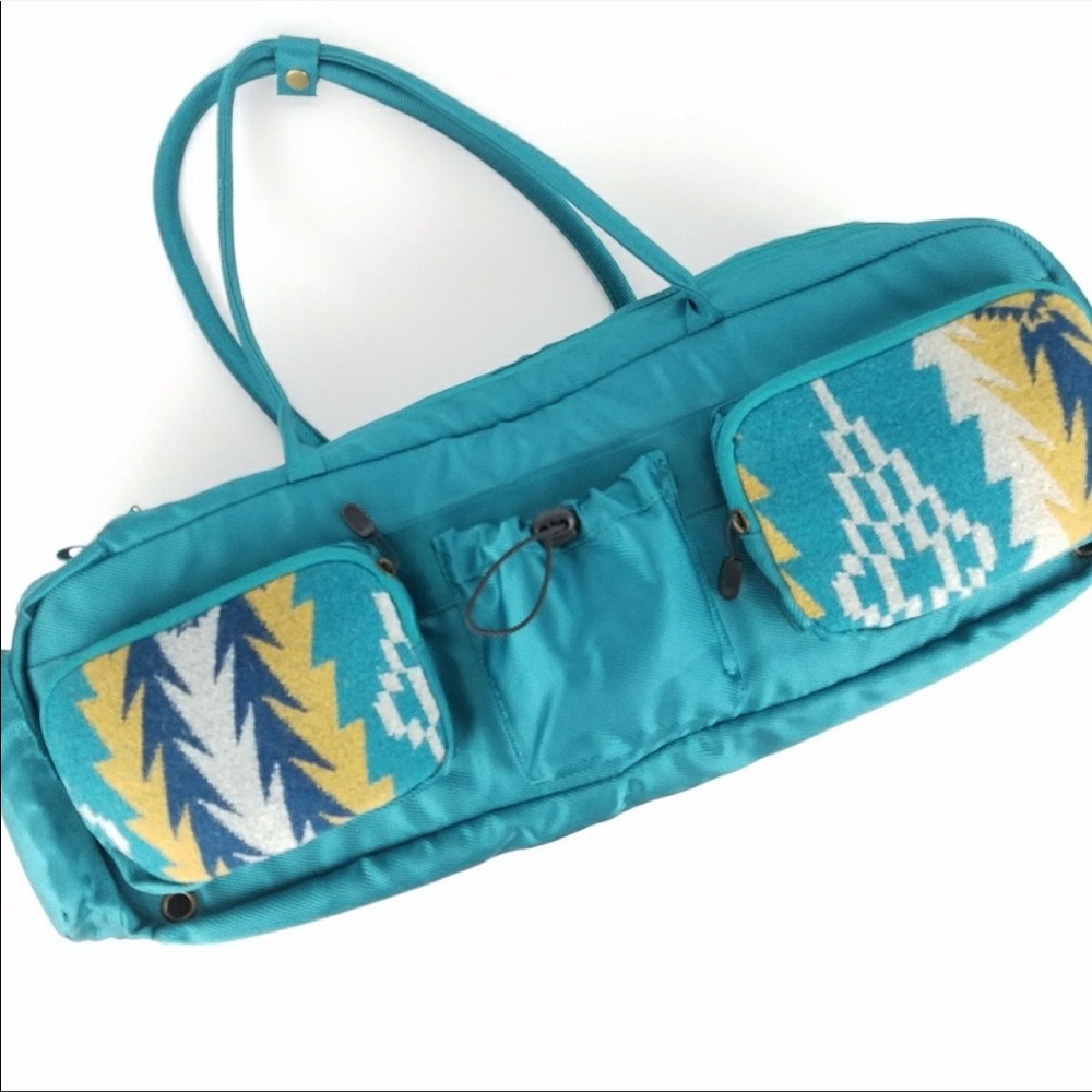 Pendleton Sunset Pass Turquoise Yoga Bag
